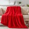 Faux Fur Sherpa Throw Blanket for Couch, 50"x60" Red Christmas Sherpa Fleece Reversible Soft Fuzzy Fluffy Shaggy Blankets for Sofa Bed Home Decor